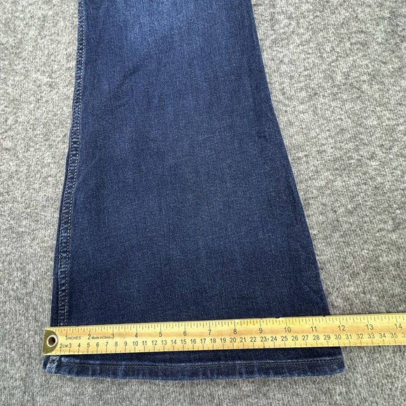 Hollister‎ High Rise Flare Jeans 16R Blue Stretch Denim Soft Comfort Women - Picture 4 of 8